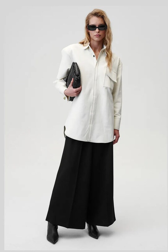 Košeľa Undress Code Hailey Shirt relaxed béžová 758