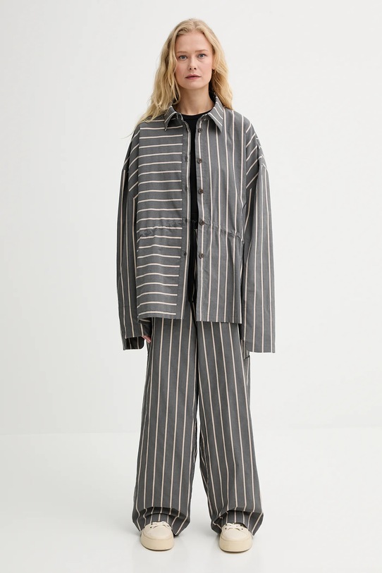 Košeľa MMC STUDIO ARINKO sivá SS25