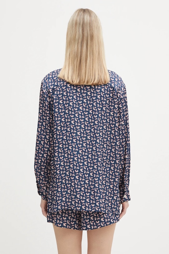 Odzież A.P.C. koszula Chemise Gabrielle VIALN.F12607 granatowy