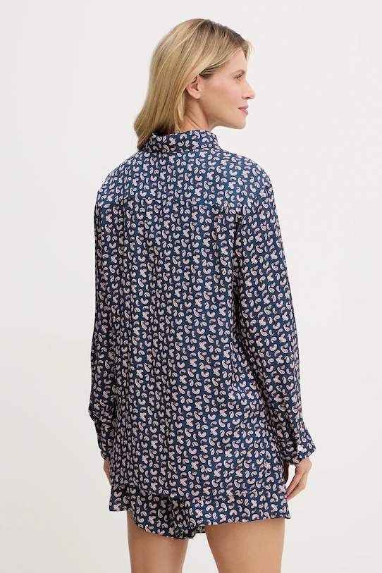 Odzież A.P.C. koszula Chemise Gabrielle VIALN.F12607 granatowy