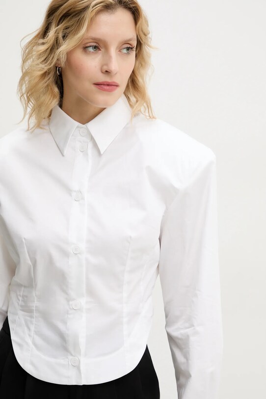 MMC STUDIO koszula bawełniana biały KOR