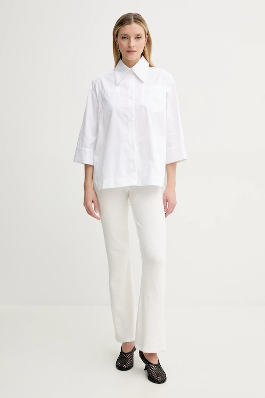 Bavlnená košeľa MMC STUDIO PAGON.NEO biela SS25