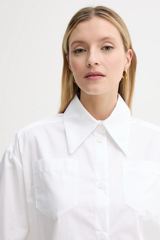 Bavlnená košeľa MMC STUDIO biela PAGON.NEO