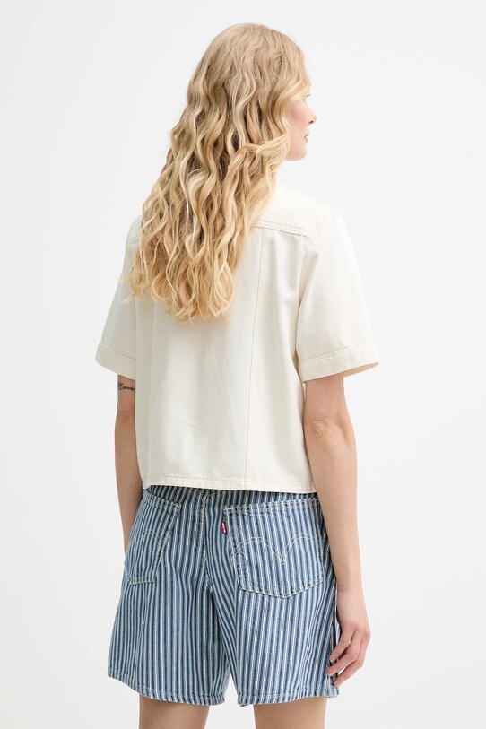 Odzież Levi's koszula jeansowa RINOA CAMP SHIRT 001SL beżowy