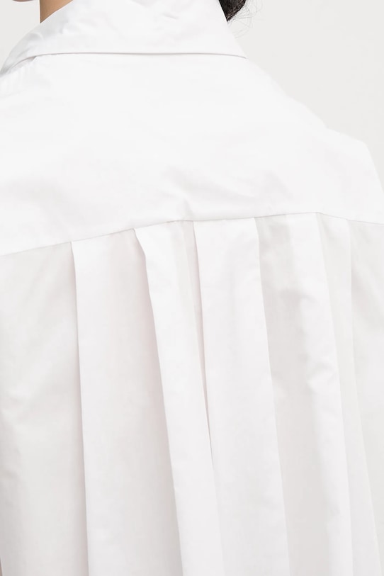 Sisley cămașă din bumbac 5WMELQ08V alb