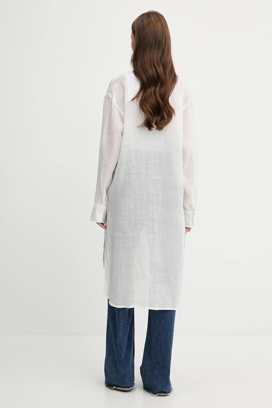 Îmbrăcăminte Sisley rochie 5XJZLQ096 alb
