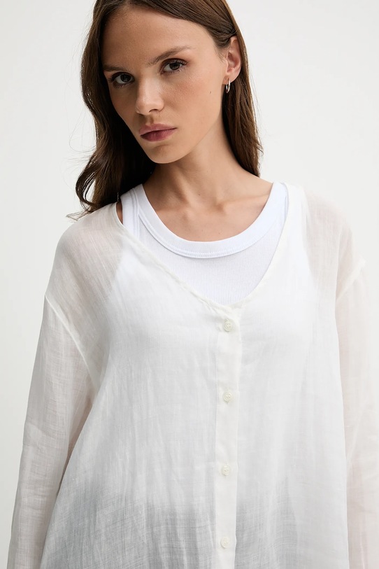 Šaty Sisley 5XJZLQ096 biela