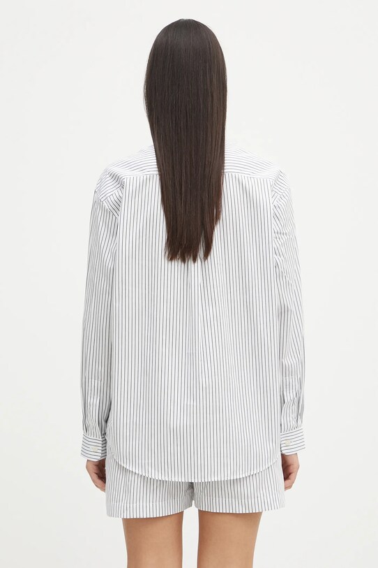 Odzież Sporty & Rich koszula bawełniana Src Oversized SI006606302ST71 biały