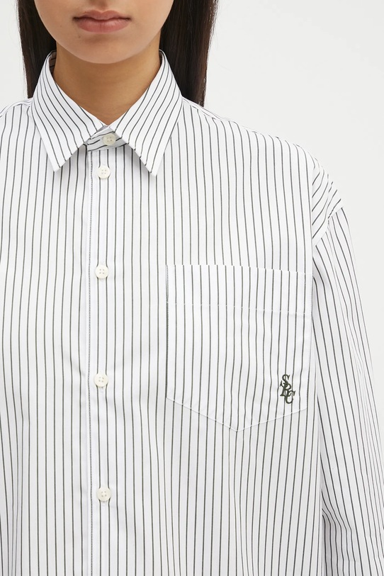 Sporty & Rich camicia in cotone Src Oversized bianco SI006606302ST71