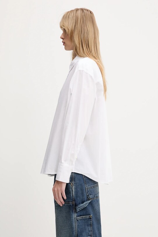 Хлопковая рубашка Samsoe Samsoe Salasa F25100006 белый SS25