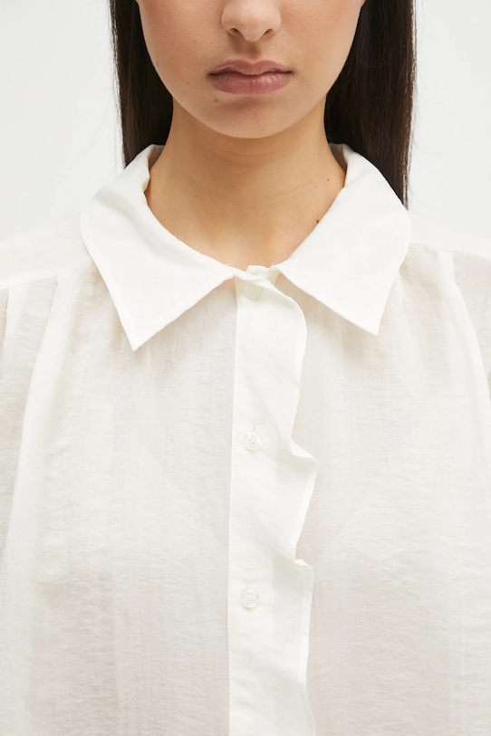 Samsoe Samsoe cămașă Sathistle bej F25100022