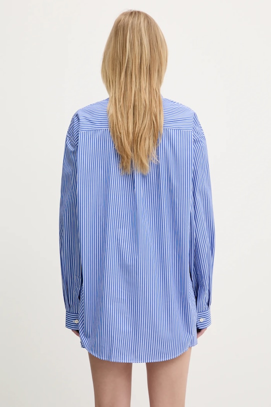 Одяг Бавовняна сорочка Sporty & Rich Src Oversized SI006612302ST02 блакитний