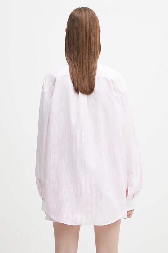 Odjeća Pamučna košulja Sporty & Rich H&W Crest Oversized Oxford SI025620243ST64 roza