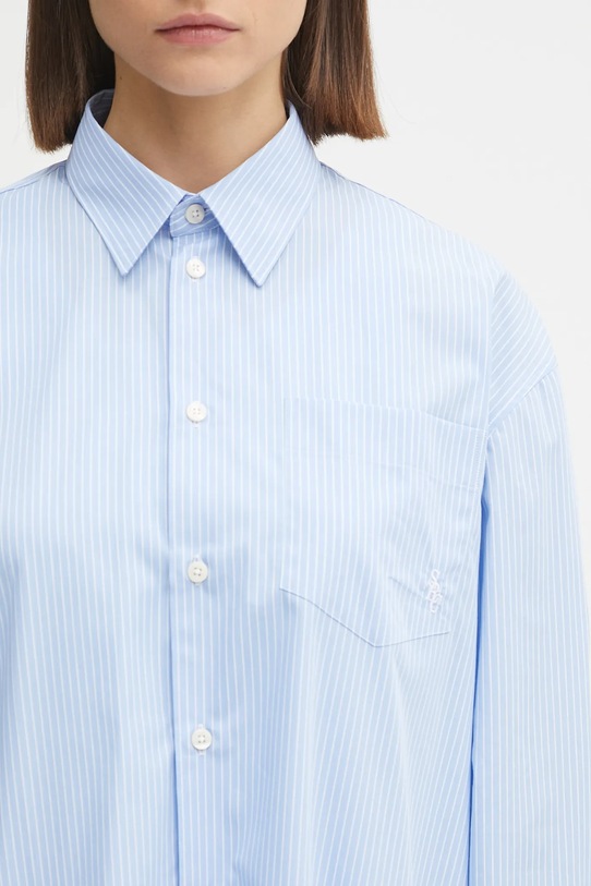 Sporty & Rich cotton shirt Src Oversized blue SI006602302ST08