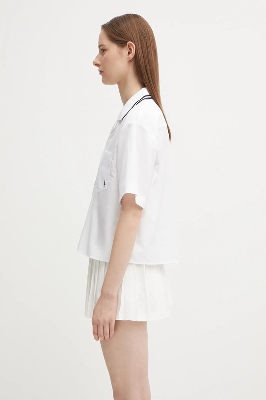 Bavlnená košeľa Sporty & Rich Src Sailor SI023602302WH01 biela SS25