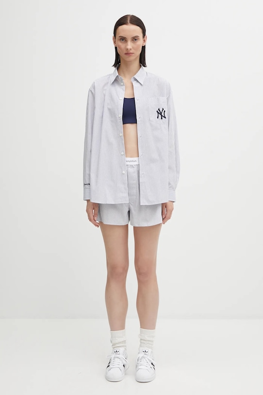 Sporty & Rich koszula bawełniana Yankees Serif Oversized SI006623631ST09