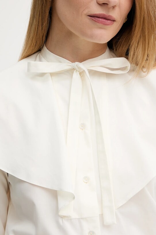 Weekend Max Mara cămașă din bumbac 2515111043600 bej