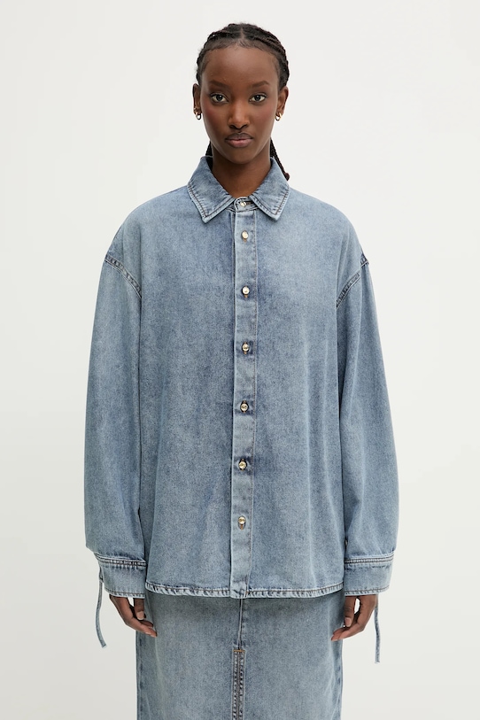 Τζιν πουκάμισο DARKPARK Keanu χαλαρό μπλε WSH16.TBL01W021