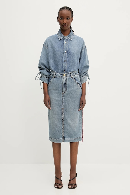 Τζιν πουκάμισο DARKPARK Keanu WSH16.TBL01W021 μπλε