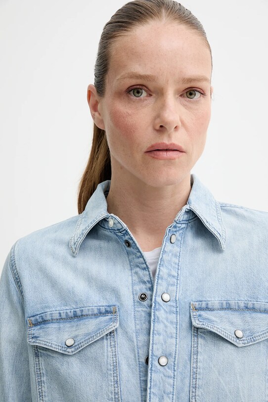 G-Star cămașă jeans albastru D24343.D539