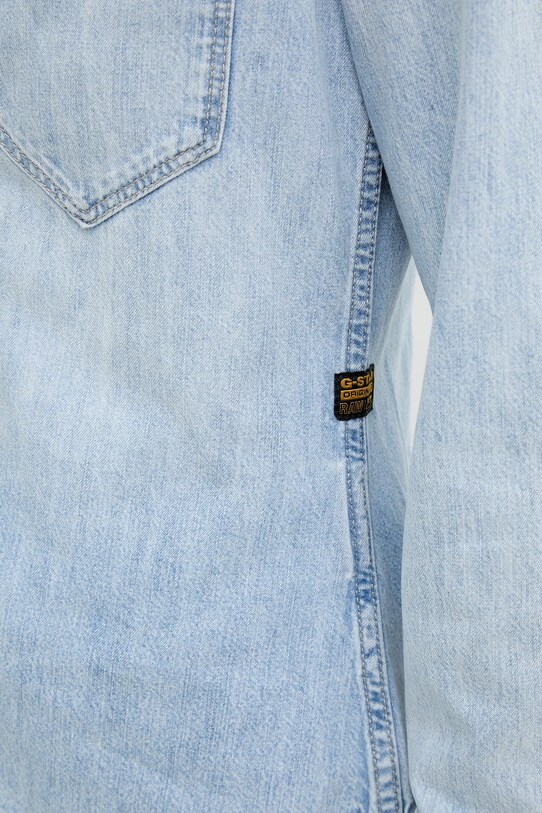 G-Star cămașă jeans D24343.D539 albastru