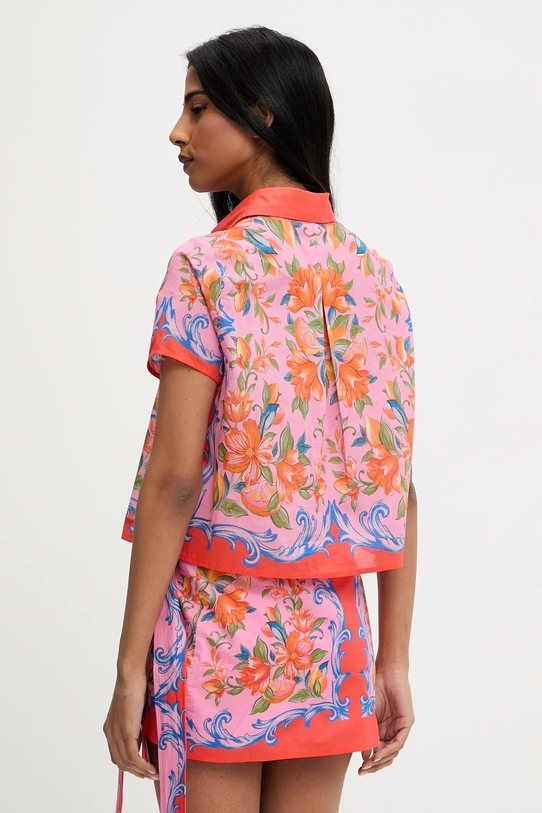 Îmbrăcăminte Farm Rio cămașă de plajă din bumbac 334099 portocaliu