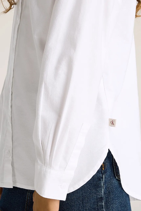 Детская хлопковая рубашка Calvin Klein Jeans IG0IG02791.PPYA белый