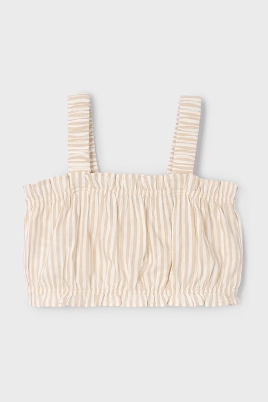 Παιδικό πουκάμισο Mayoral 3185.6J.Mini.PPYA μπεζ SS25