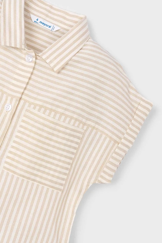 Παιδικό πουκάμισο Mayoral μπεζ 3185.6J.Mini.PPYA