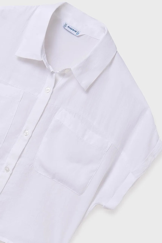 Otroška srajca Mayoral bela 6147.8E.Junior.PPYA