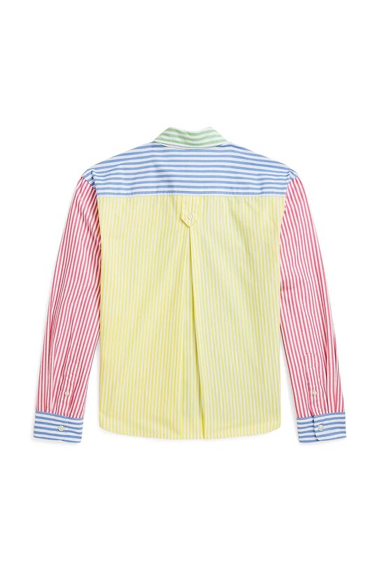 Девочка Детская хлопковая рубашка Polo Ralph Lauren 313964276001 голубой
