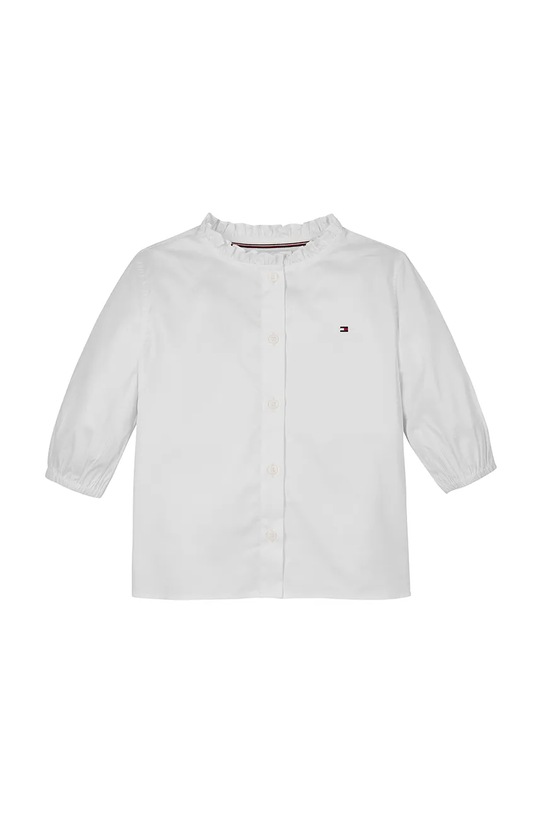 Дитяча бавовняна сорочка Tommy Hilfiger KG0KG08571.PPYA білий SS25