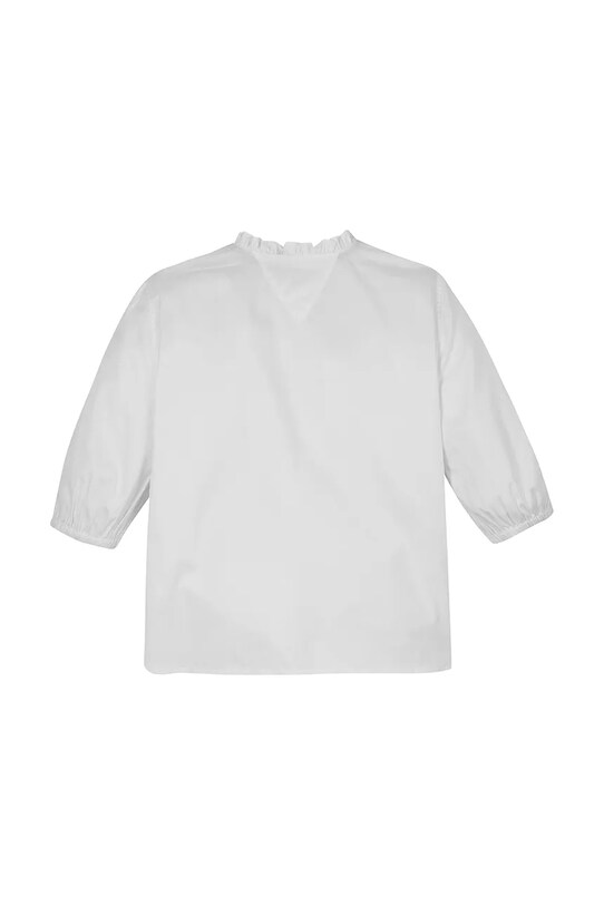 Dziewczynka Tommy Hilfiger koszula bawełniana dziecięca KG0KG08571.PPYA biały