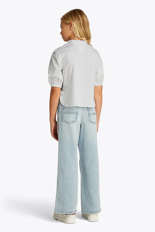 Tommy Hilfiger koszula bawełniana dziecięca biały KG0KG08571.PPYA