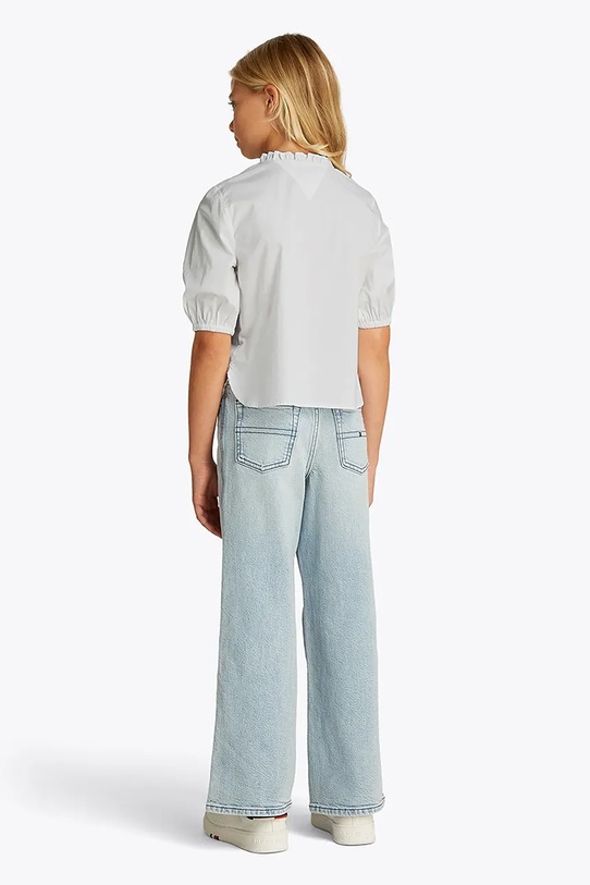 Дитяча бавовняна сорочка Tommy Hilfiger білий KG0KG08571.PPYA