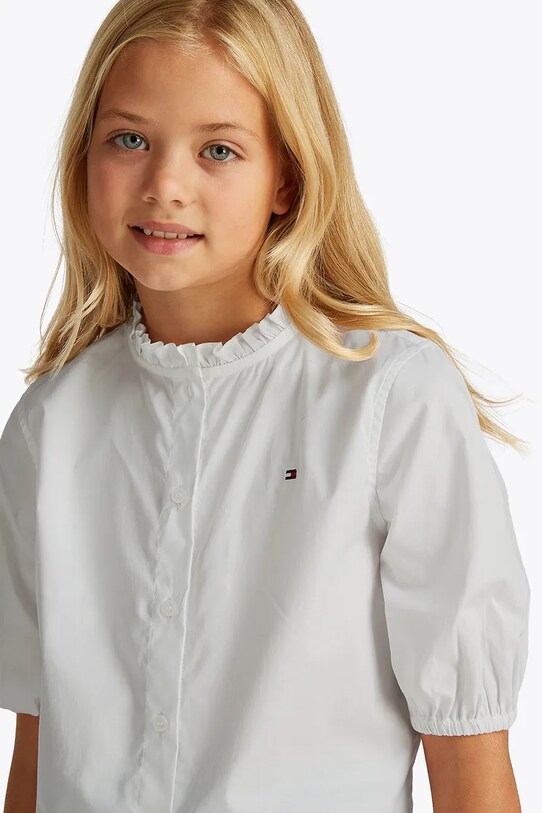 Tommy Hilfiger koszula bawełniana dziecięca KG0KG08571.PPYA biały