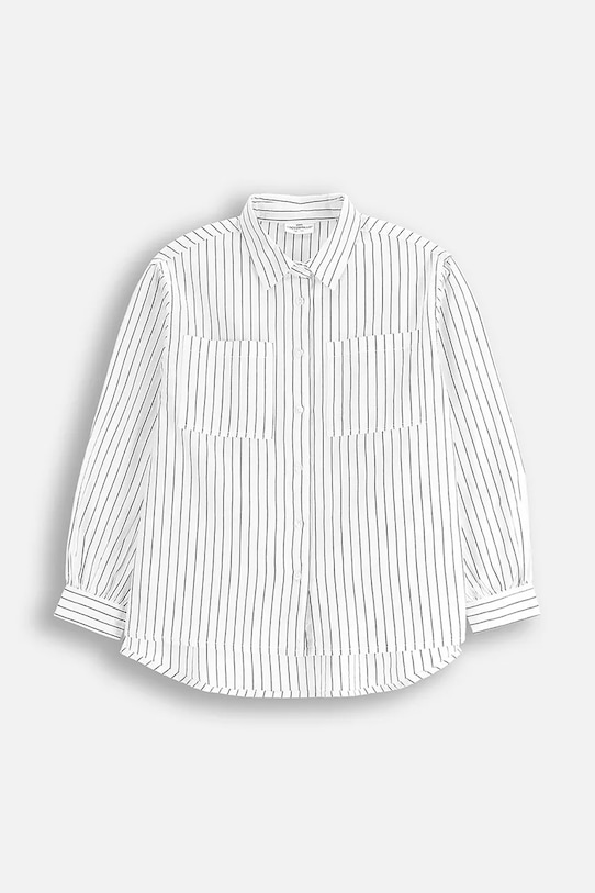 Дитяча бавовняна сорочка Coccodrillo casual білий WC5140101RGJ