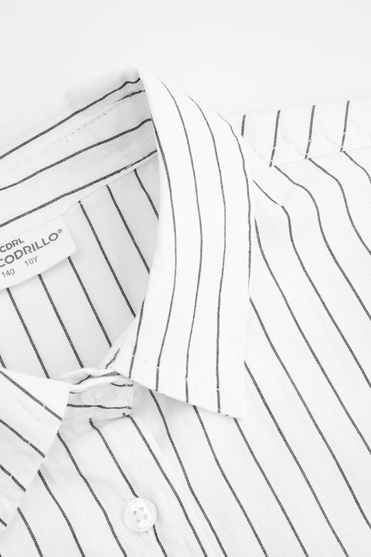 Дівчинка Дитяча бавовняна сорочка Coccodrillo WC5140101RGJ білий