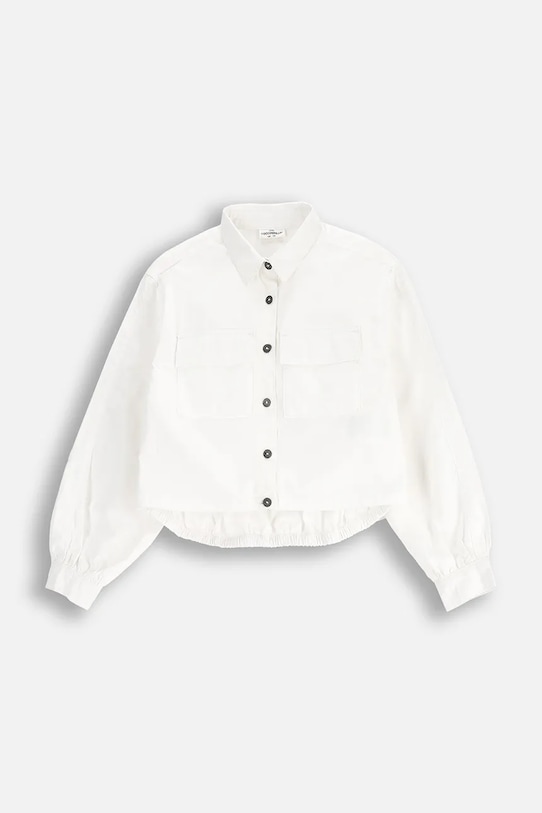Coccodrillo koszula bawełniana dziecięca bawełna biały WC5140101NGJ