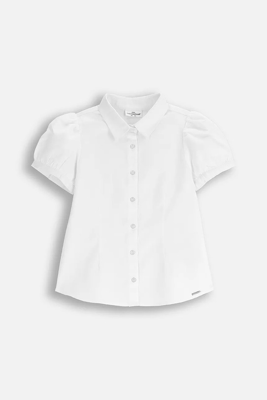 Παιδικό βαμβακερό πουκάμισο Coccodrillo επίσημη λευκό WC5140201BSG
