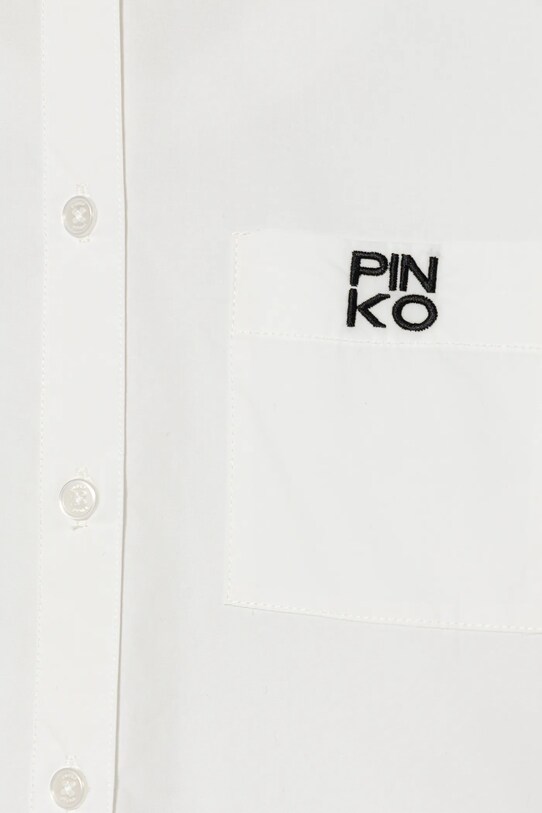 Pinko koszula bawełniana dziecięca biały KFCA003.0.CA015
