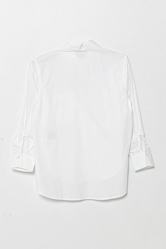 United Colors of Benetton koszula bawełniana dziecięca 5EW7CQ044.G.Seasonal biały SS25