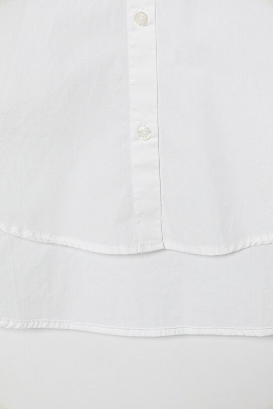 BIMBA United Colors of Benetton camicia di cotone per bambini 5EW7CQ044.G.Seasonal bianco