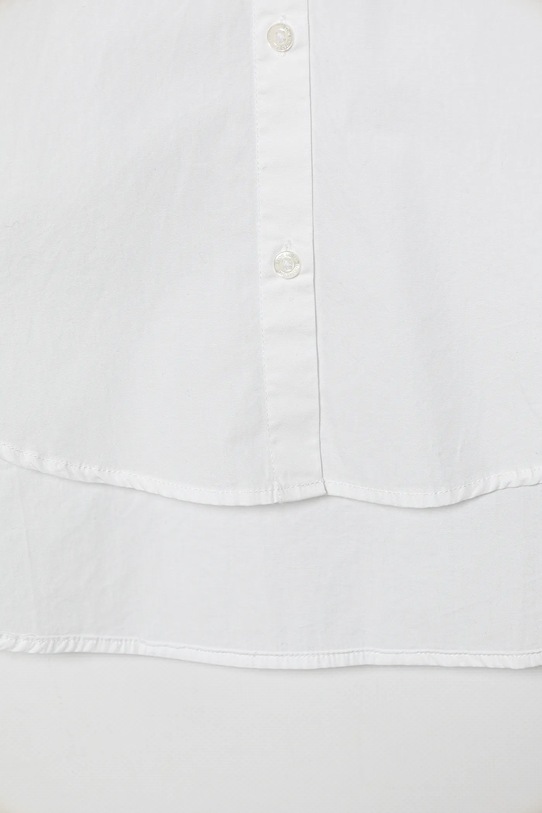 Dziewczynka United Colors of Benetton koszula bawełniana dziecięca 5EW7CQ044.G.Seasonal biały