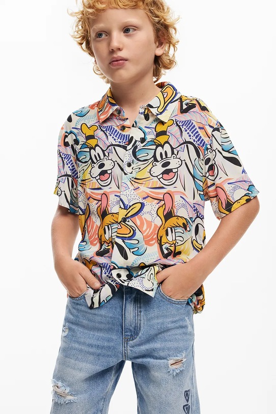 Детска риза Desigual 25SBCW02 жълт