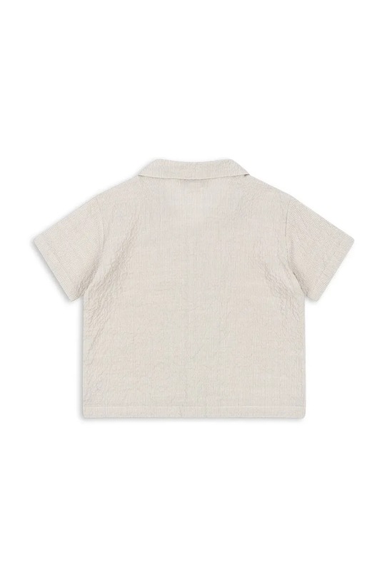 Băieți Konges Sløjd camasa copii ELLIOT SS SHIRT GOTS KS102290 gri