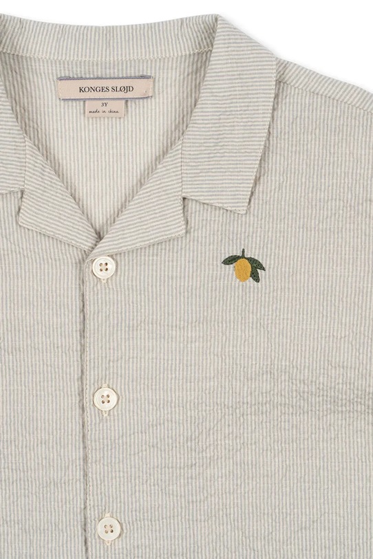 Konges Sløjd camasa copii ELLIOT SS SHIRT GOTS gri KS102290