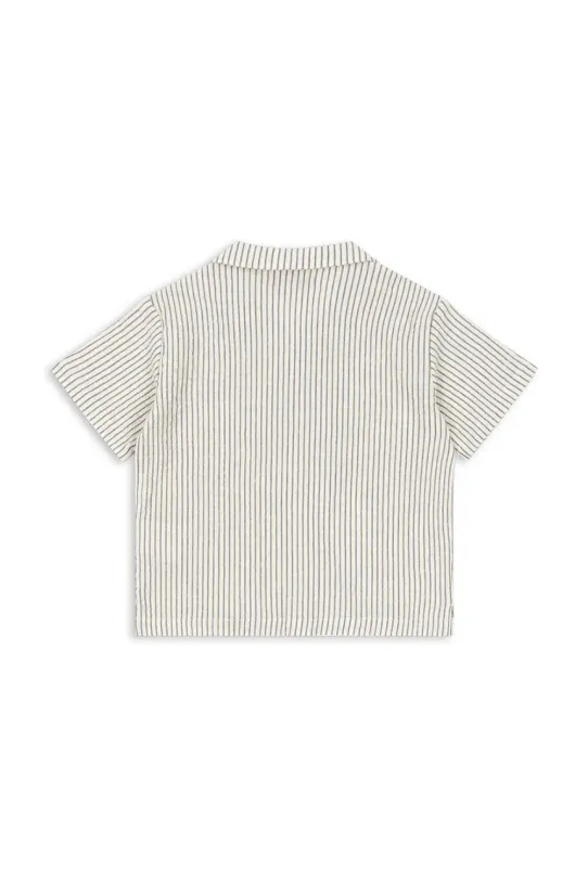 Chłopiec Konges Sløjd koszula ELLIOT SS SHIRT GOTS KS103069 niebieski