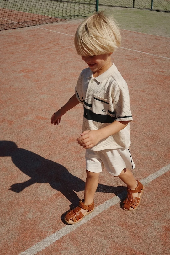 Konges Sløjd cămașă de bumbac pentru copii HAI KNIT SHIRT GOTS KS103313