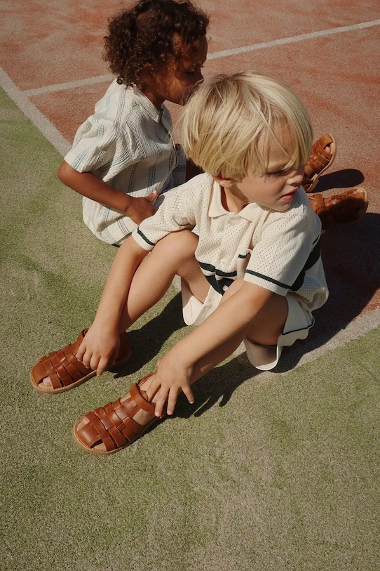 Konges Sløjd cămașă de bumbac pentru copii HAI KNIT SHIRT GOTS KS103313